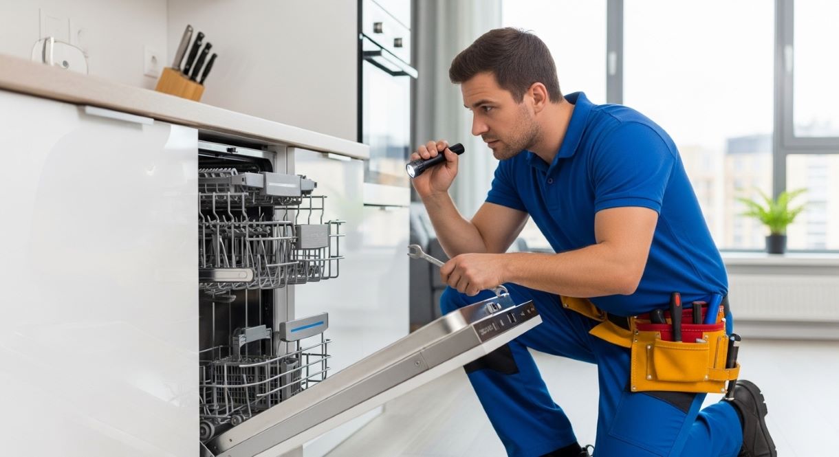 Что делать, если посудомойка протекает снизу? Что делать, если посудомойка протекает снизу?