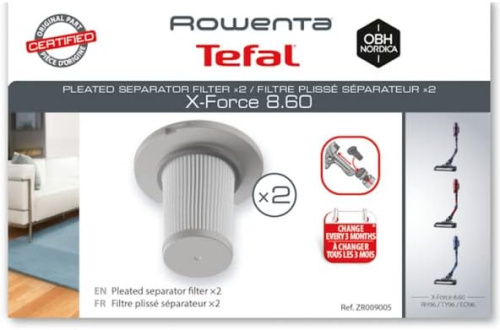 Фильтр (2шт) для пылесоса Rowenta ZR009005
