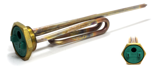 Тэн для водонагревателя / 1500W.230V / Диаметр резьбы анода М6 / Фланец "гайка"резьба 42мм / UNIVERS