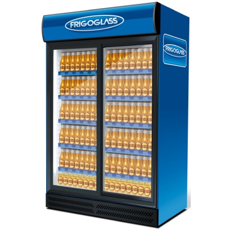 Холодильный шкаф двухдверный Frigoglass Super 16