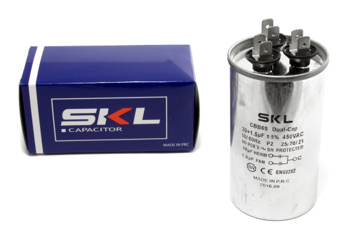 Конденсатор / 30 + 1,5 мкФ, 450 / в переменного тока, 50/60 Гц / размеры: Ø50x90 мм / UNIVERSALE / C