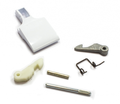 Ручка люка / белая / комплект / INDESIT / 041722 / DHL006ID