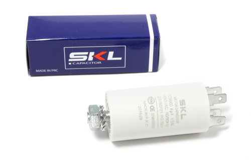 Конденсатор 4μF размер: Ø30x57 мм 450Vac Universale CAP507UN