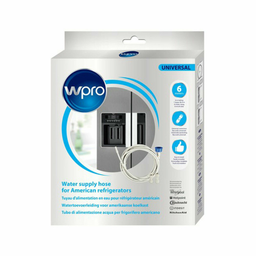 Шланг подачи воды 6м Wpro для холодильников Whirpool 484000008590