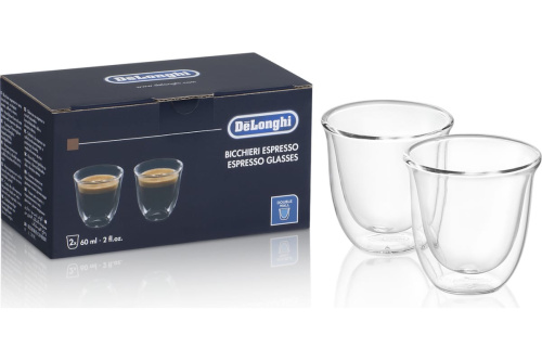 Набор стаканов Delonghi Espresso 90 мл 2 шт DLSC310 5513214591 5513284151