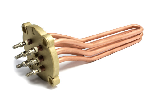 Тэн для кофемашины CONTI / 2800W, 220 / 380В длина: 240мм / нагрузка: 9,50. Медь сопротивление Ø8,5m