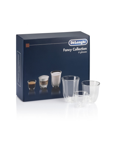 Набор стаканов Delonghi Fancy Collection 6шт 90 мл 270 мл 330 мл DLSC302 5513284451