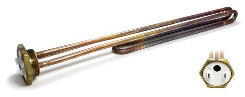 Тэн для водонагревателя / 3000W.230V / Фланец гайка:55мм / Резьба:42мм /  UNIVERSALE / WTH025UN