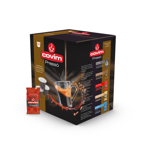 Кофе в капсулах PRESSO FLOWPACK GRANBAR 50 шт.
