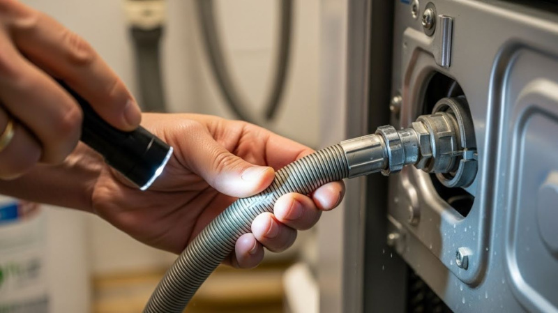 Как проверить заливной шланг стиральной машины?
