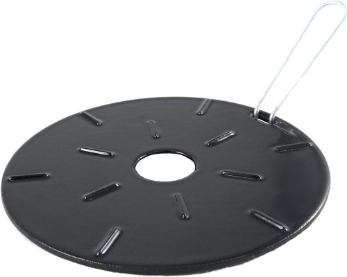 Пластина распределитель тепла чугунный эмалированный с ручкой для плиты 210 мм 55408031