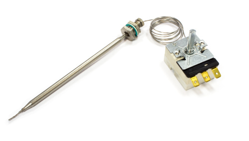 Термостат для водонагревателя / Температурный диапазон: 96 ° C / Капилляр: 830 мм. Вал: 26 мм. 3 кон