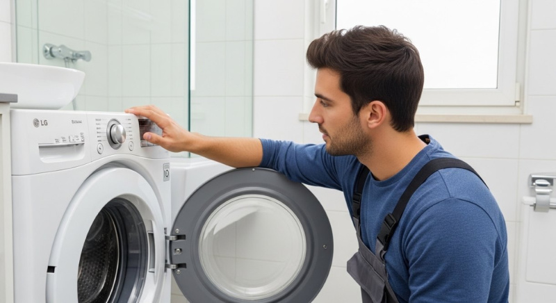 Что делать, если течет стиральная машина LG?