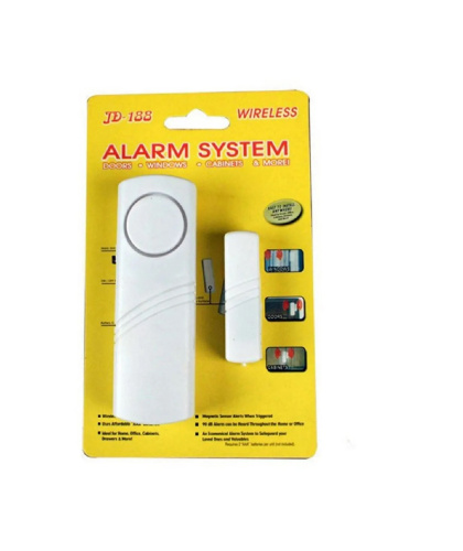 Сигнализация беспроводная охранная с магнитным датчиком и окошком 90 дБ JD-188