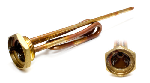 Тэн для водонагревателя / 1''1 / 4, 1500W / длиной 260 + 155 мм / UNIVERSALE / WTH121UN