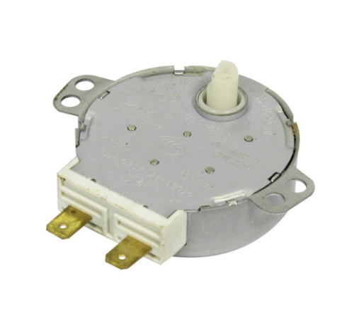 Двигатель для микроволновой печи / Участок вала D, 5x7 мм,фастон 6,3 мм / Высота вала: 9/11 мм. 3W, 