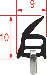 Уплотнитель двери для духовки Unox 3786707