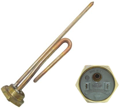 Тэн для водонагревателя / 1''1 / 4, 3000W / длина: 300 + 145мм. / UNIVERSALE /WTH125UN