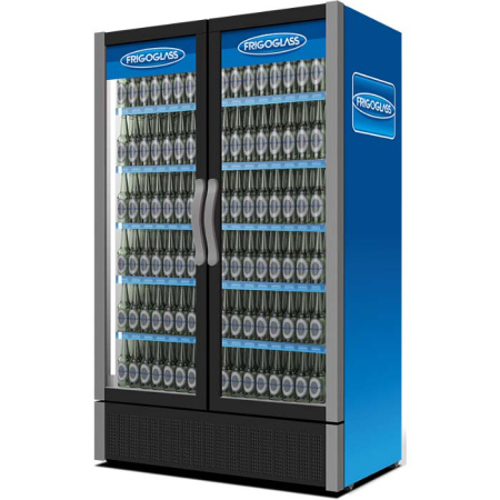 Холодильный шкаф двухдверный Frigoglass Smart 1300