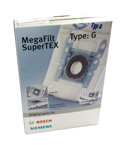 Пылесборники / Типо G / Альта фильтрация. 4 Саккетти + 1 микрофильтр / BOSCH / 468383 / VAC203BO