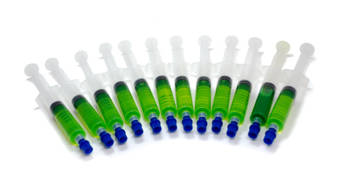 Детектор утечки краситель 12шт x 7,5ml зеленый TR105.R1 ACL098UN