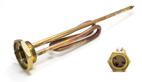 Тэн для водонагревателя / 1''1 / 4, 1200W, 220V / длина 165 + 270мм / UNIVERSALE / WTH120UN