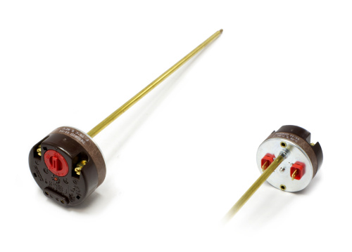 Термостат для водонагревателя / Тип: RTD, с двойной безопасностью и без рычага. 20A, 250V, 74/93 ° /