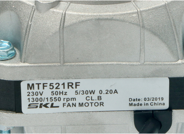 Мотор вентилятора 5w/30w MTF521RF