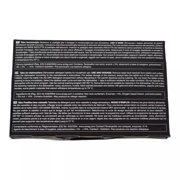 Таблетки для посудомоечной машины Smeg tabs