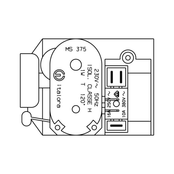 Таймер электро-механический для духового шкафа Electrolux 3570745079 3570745020 
