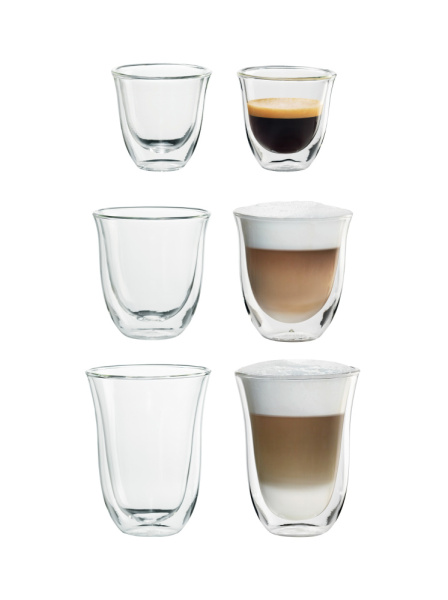 Набор стаканов Delonghi Fancy Collection 6шт 90 мл 270 мл 330 мл DLSC302 5513284451