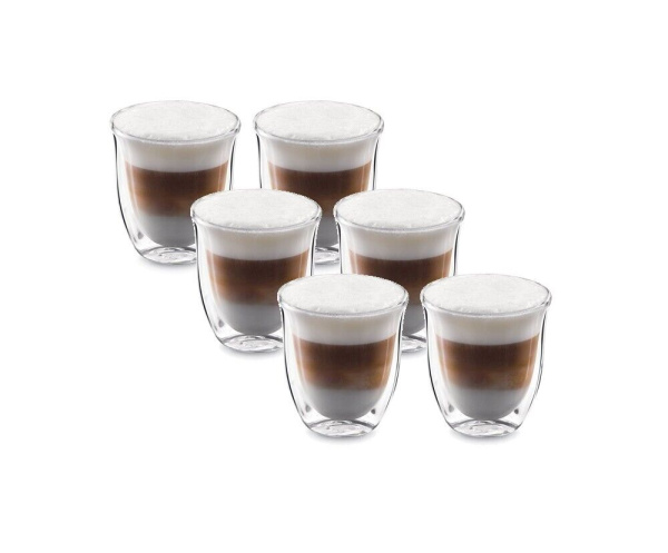 Набор стаканов Delonghi Cappuccino 270 мл 6 шт DLSC301 5513284441