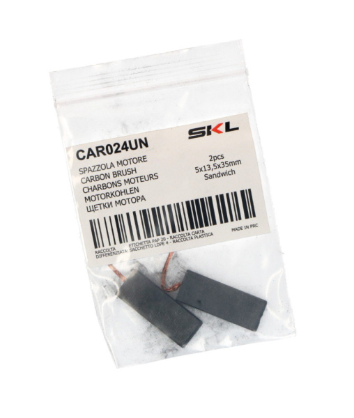 Щетки мотора (2шт) Sandwich Indesit, Ariston 5x13,5x35mm CAR024UN