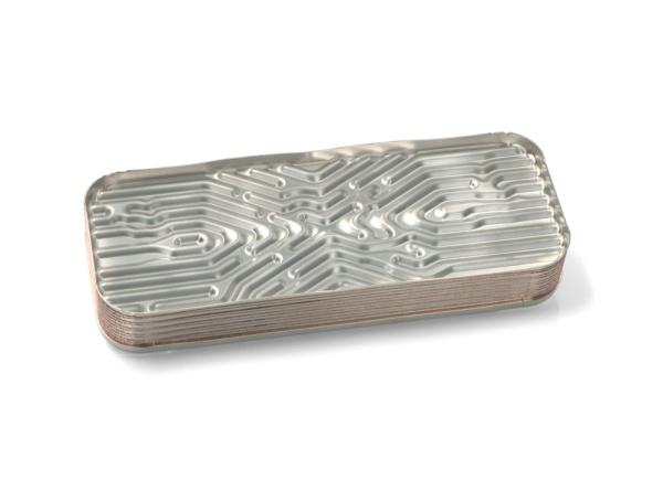 Теплообменник гвс 12 пластинчатый для котла BAXI (SWEP) HTC003UN