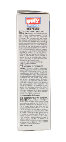 Жидкое средство удаления накипи Puly для кофемашин и электрочайников DET238UN 