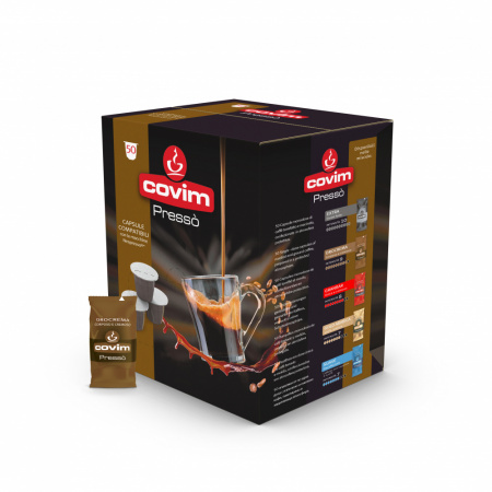 Кофе в капсулах PRESSO FLOWPACK OROCREMA 50 шт.