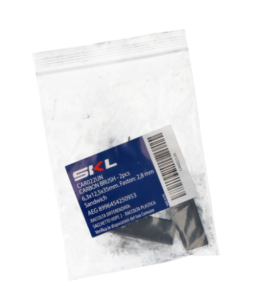 Щетки мотора 6,3x12,5x35mm (2шт) 51x9119 Aeg 51X9119 8996454250953 CAR022UN