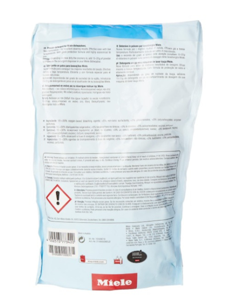 Порошок моющее средство Miele Pulver для посудомоечной машины 10528510