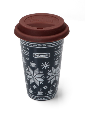 Термокружка новогодняя керамическая 300 мл Delonghi DLSC076 AS00004914