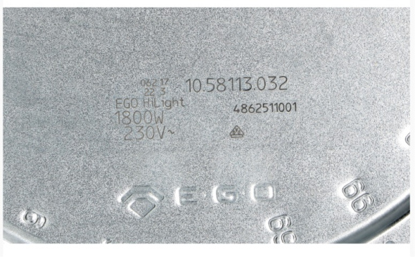 Конфорка для электроплиты Bosch 1800 Вт Ø200+180mm 10.58113.032 COK061UN
