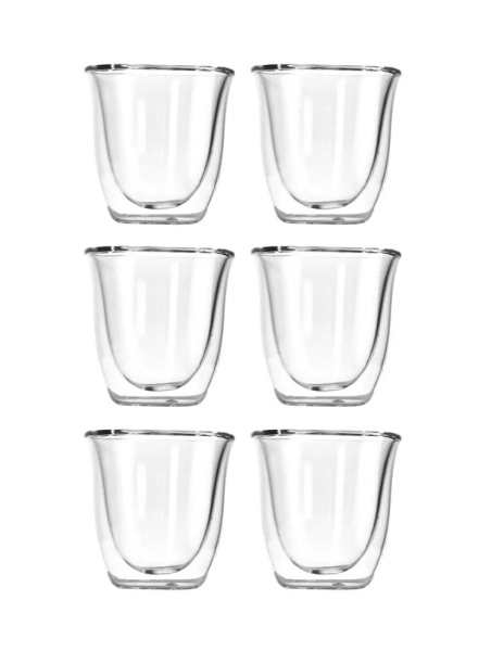 Набор стаканов Delonghi Espresso 90 мл 6 шт DLSC300 5513284431