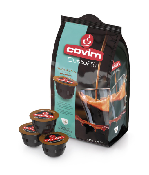 Кофе в капсулах GUSTOPIU FLOWPACK OROCREMA 48 шт.(3x16 шт)
